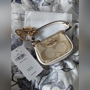 Mini Coach Purse Keychain